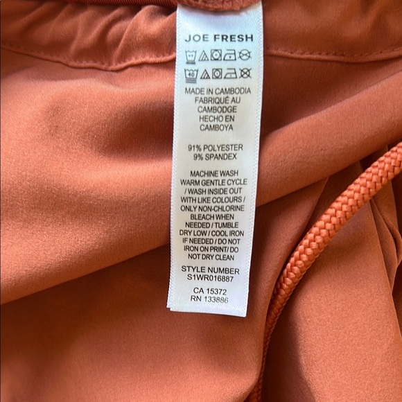 Rust Orange Jogger Pants - Picture 8 of 9